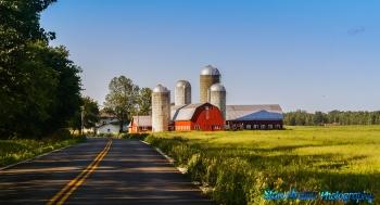 Late afternoon on Grand Island Vermont